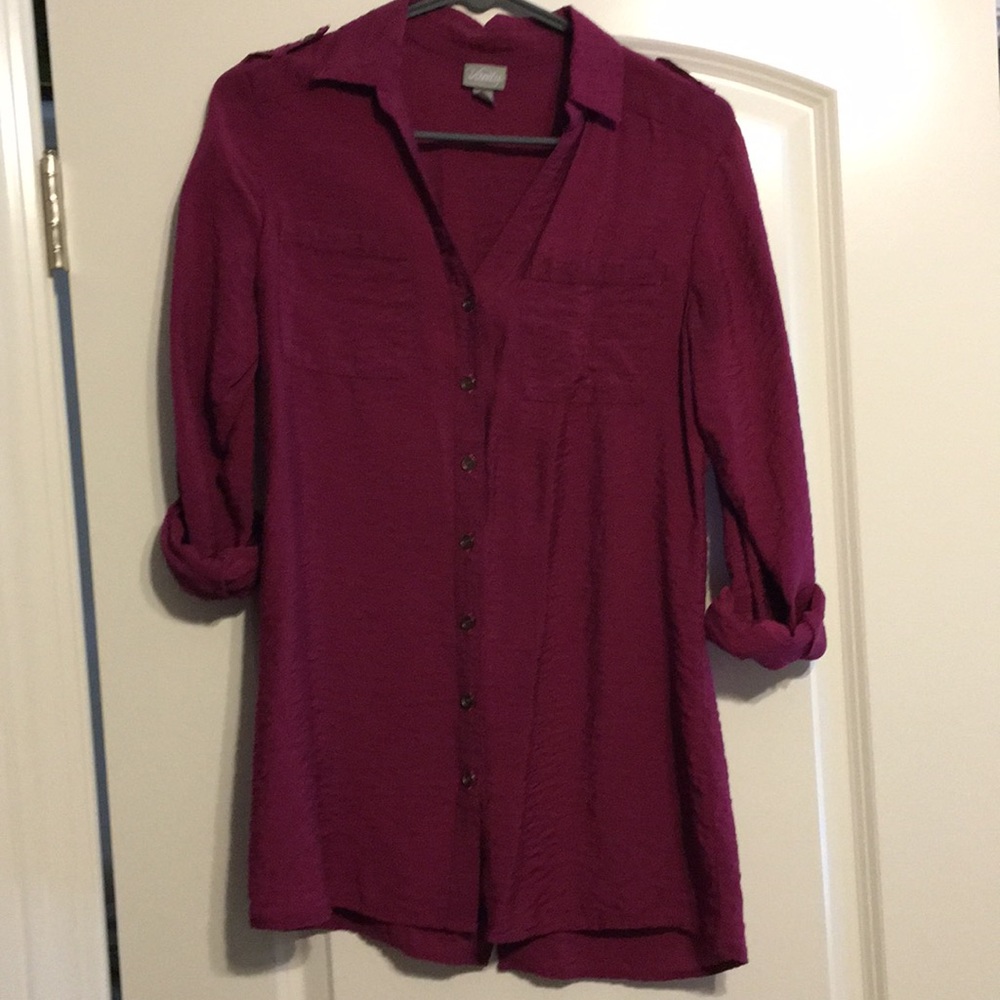Blouse dark pink/purple